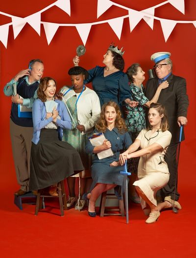Standing: Mark Shum, Sky Williams, Emily Scott Banks, Laurel Lynn Collins, Bradley Ca Photo