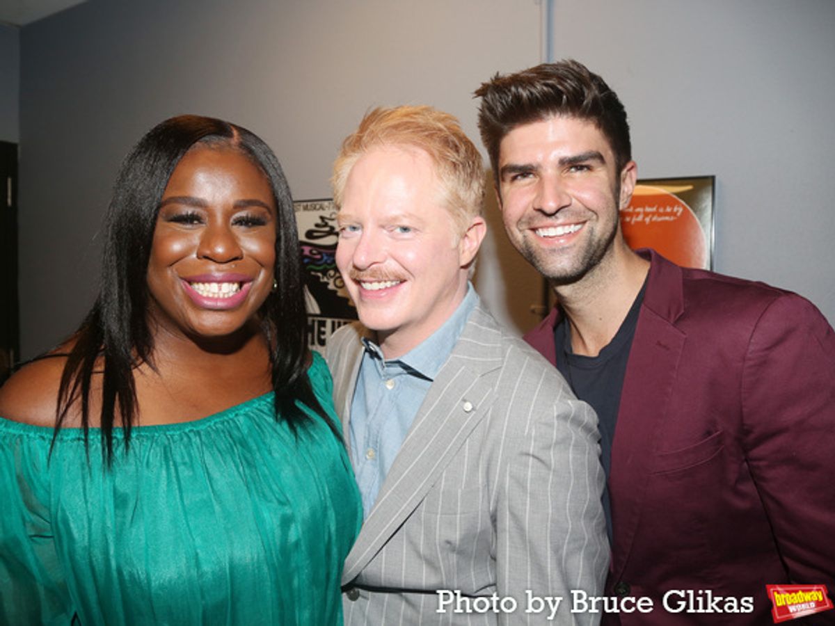 Uzo Aduba, Jesse Tyler Ferguson and Justin Mikita at 