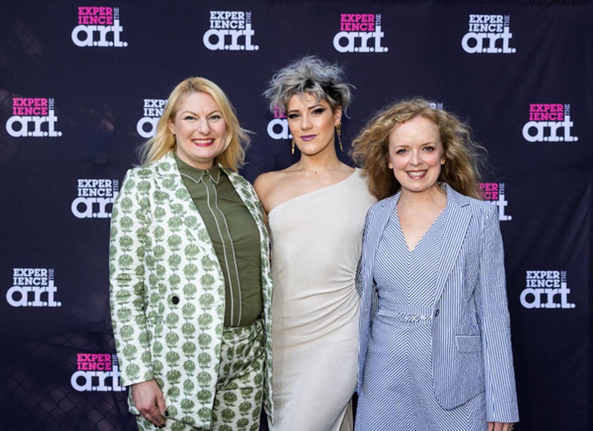 Becca Ayers, Grace Stockdale, and Nancy Anderson at 