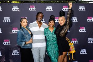 Jill Vallery, Jeffrey L. Page, Courtney Ross, and Oneika Phillips @ BroadwayWorld Jill Vallery, Jeffrey L. Page, Courtney Ross, and Oneika Phillips Photo