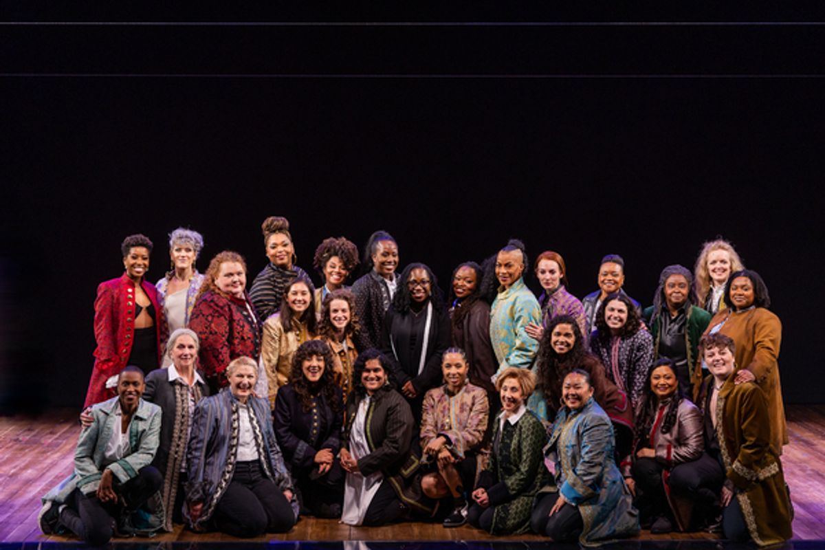 Judge Ketanji Brown Jackson and the Cast of 1776. at Photos: Broadway-Bound 1776 Celebrates Opening Night at American Repertory Theatre
