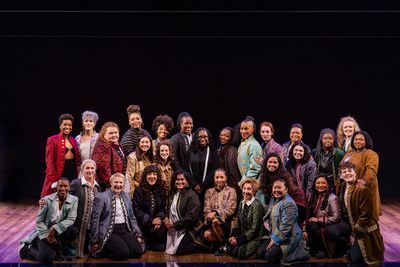 Judge Ketanji Brown Jackson and the Cast of 1776. Photo