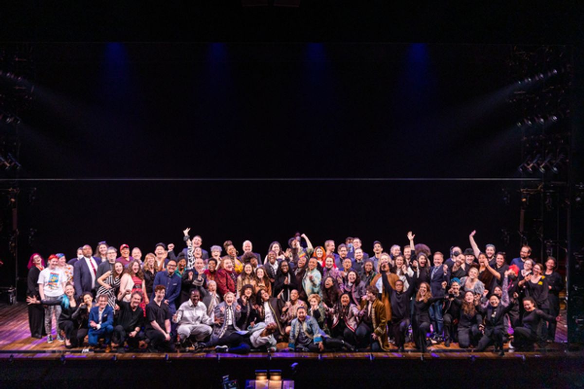 Judge Ketanji Brown Jackson and the Cast of 1776. at Photos: Broadway-Bound 1776 Celebrates Opening Night at American Repertory Theatre