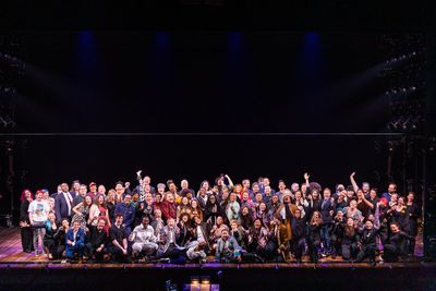 Judge Ketanji Brown Jackson and the Cast of 1776. Photo