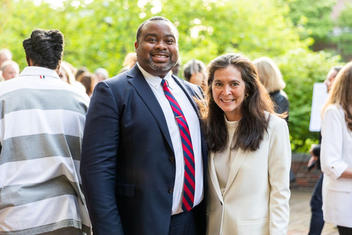Kelvin Dinkins, Jr. and Diane Paulus  at 