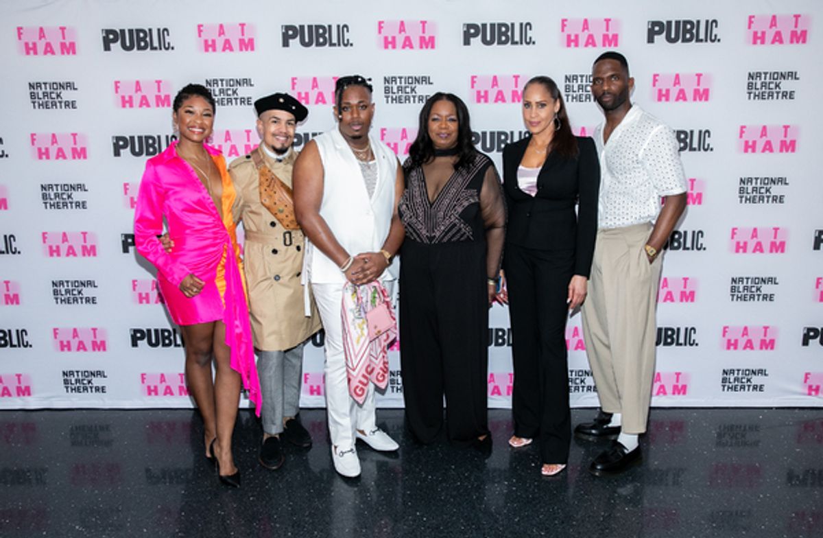 The cast of The Public and National Black Theatre’s Fat Ham at Photos: Pulitzer Prize-Winner FAT HAM Opens at The Public Theater!