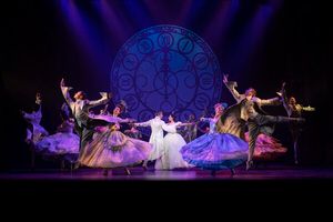 Ainsley Melham, Shubshri Kandiah and ensemble 
Photo by Jeff Busby Photo