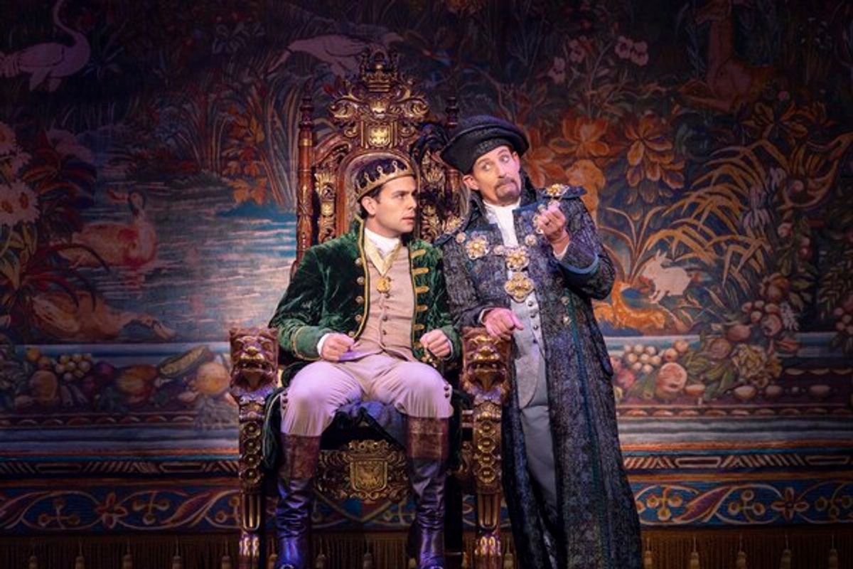 Ainsley Melham and Todd McKenney 
Photo by Jeff Busby at 