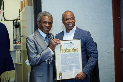 Andre De Shields, Mayor Eric Adams Photo