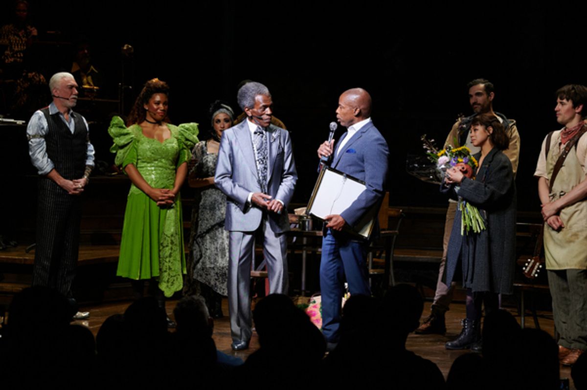 Andre De Shields, Mayor Eric Adams
 at 