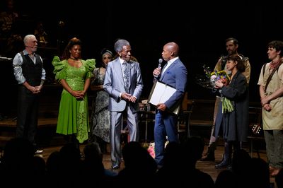 Andre De Shields, Mayor Eric Adams
 Photo