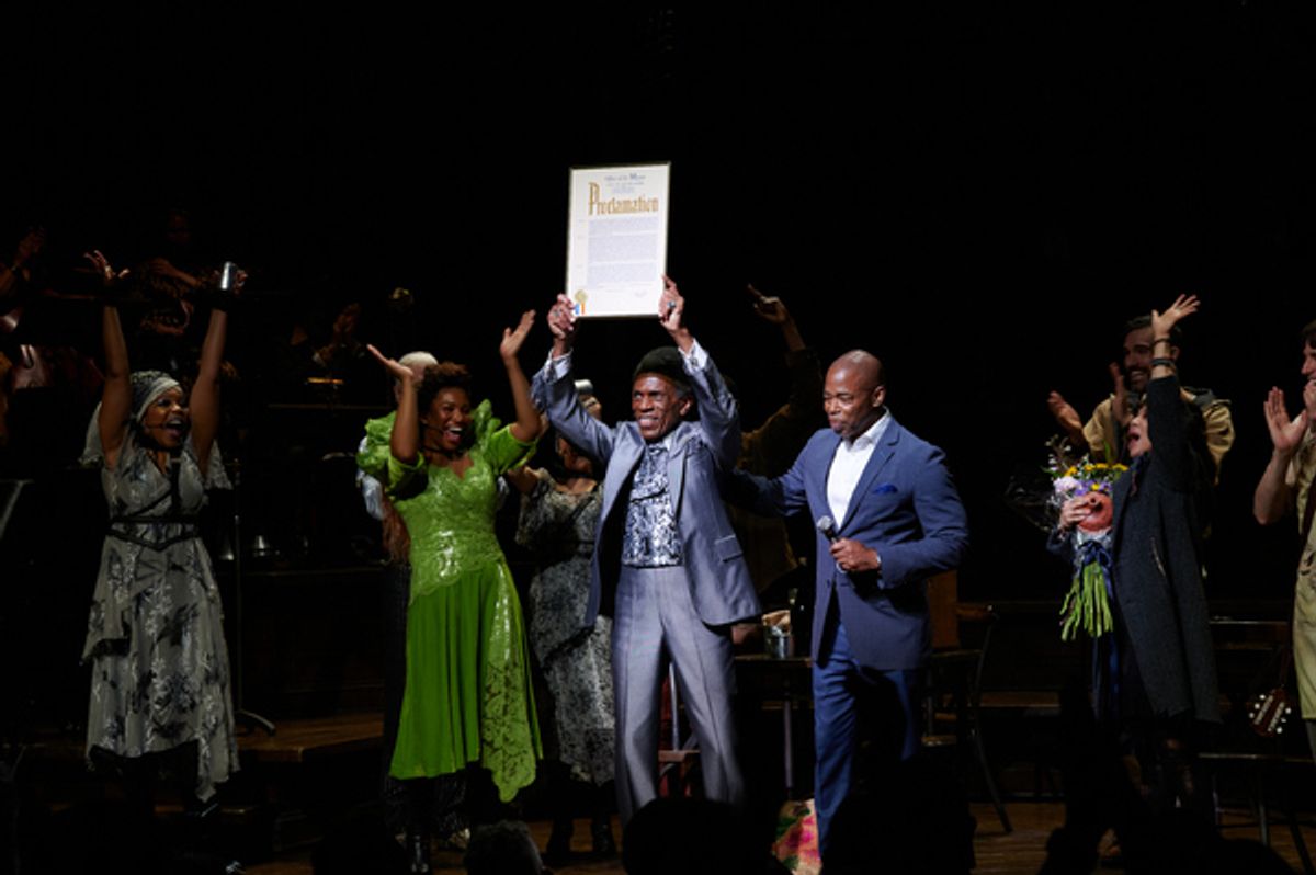 Andre De Shields, Mayor Eric Adams at 