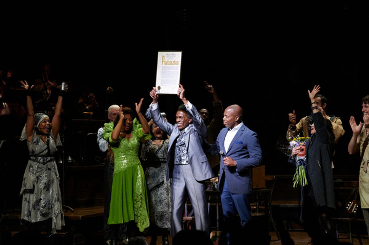 Andre De Shields, Mayor Eric Adams at 