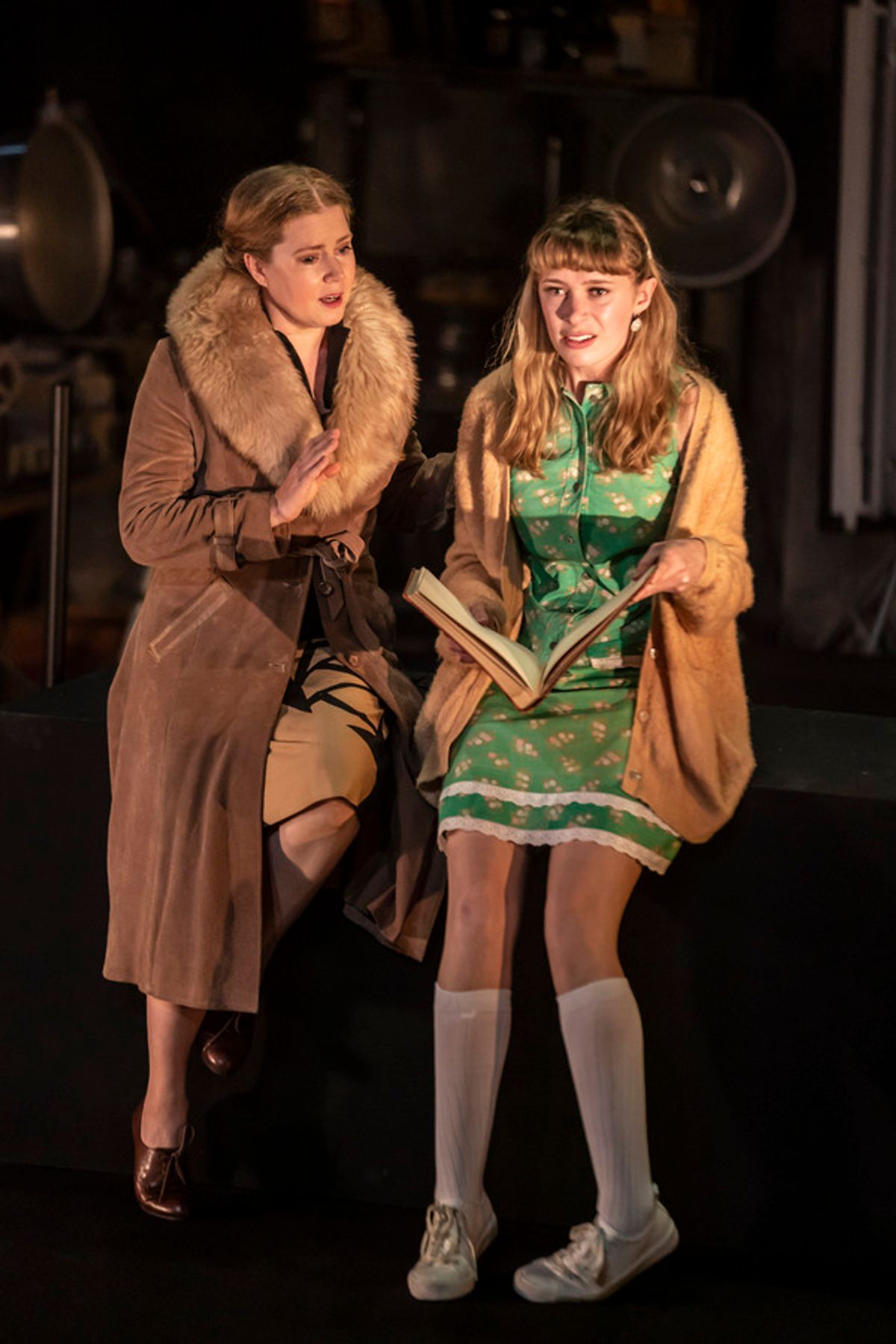 Amy Adams and Lizzie Annis at 