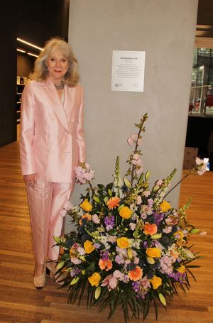 Tony and Emmy Award-Winning actress Blythe Danner dedicated a plaque commemorating wh Photo