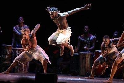 The cast of Drumfolk Photo