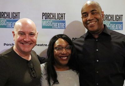 Porchlight Artistic Director Michael Weber, CLEAR director Reneisha J. Jenkins and pl Photo
