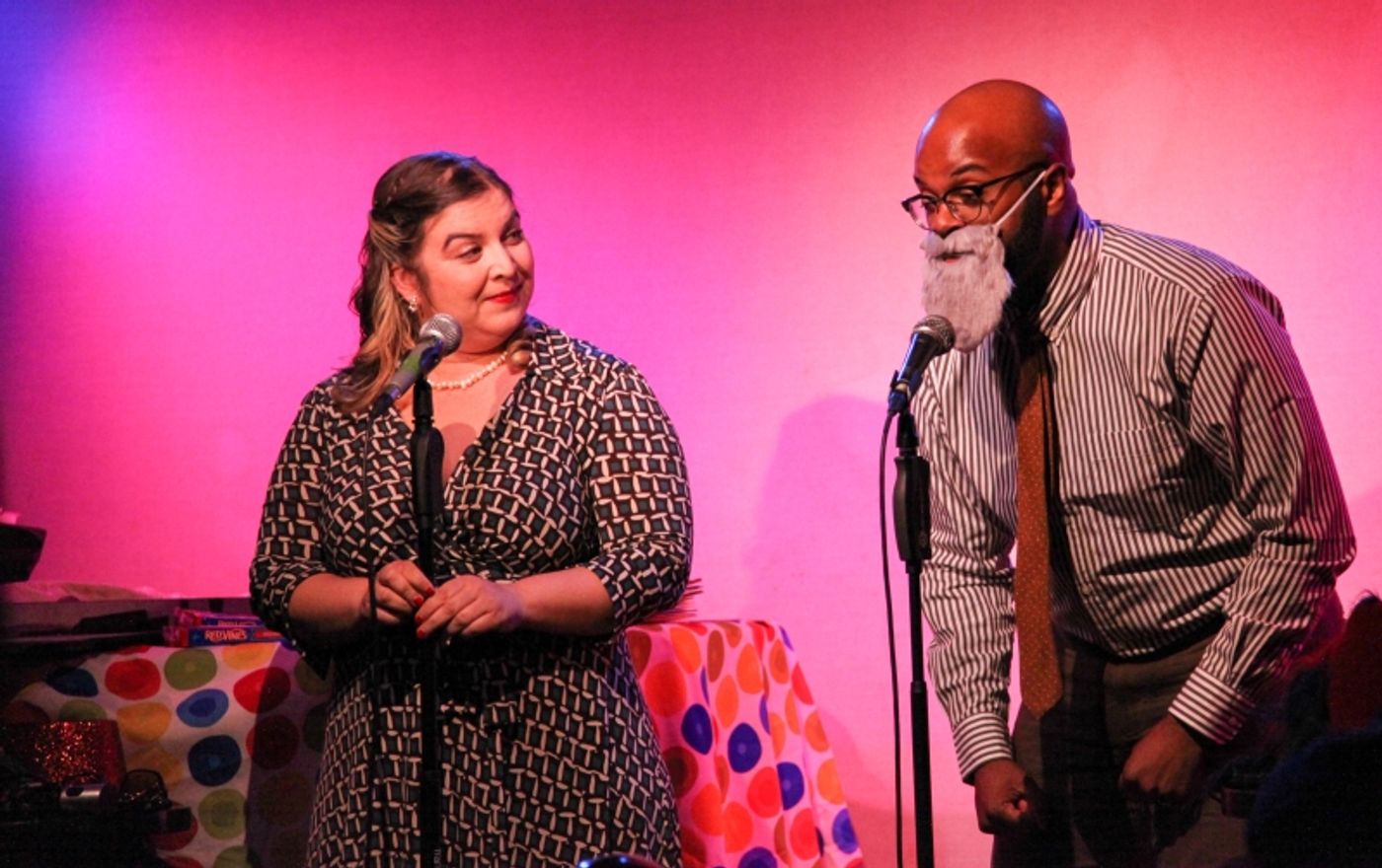 Review: Lena Moy-Borgen and Cheo Bourne's OFFICE PARTY at Don't Tell Mama Is Delicious Delectable Fun Review: Lena Moy-Borgen and Cheo Bourne's OFFICE PARTY at Don't Tell Mama Is Delicious Delectable Fun Image