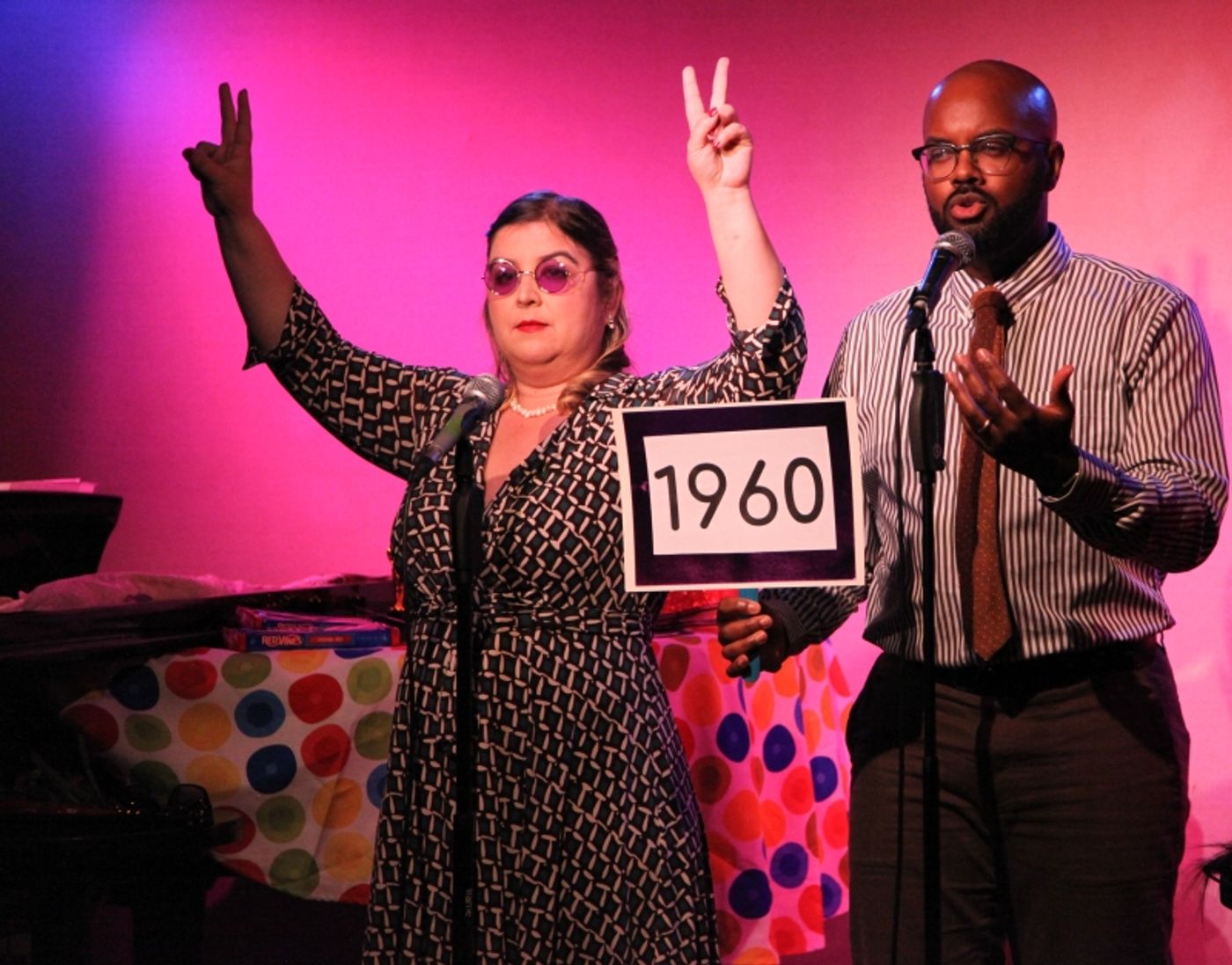 Review: Lena Moy-Borgen and Cheo Bourne's OFFICE PARTY at Don't Tell Mama Is Delicious Delectable Fun Review: Lena Moy-Borgen and Cheo Bourne's OFFICE PARTY at Don't Tell Mama Is Delicious Delectable Fun Image