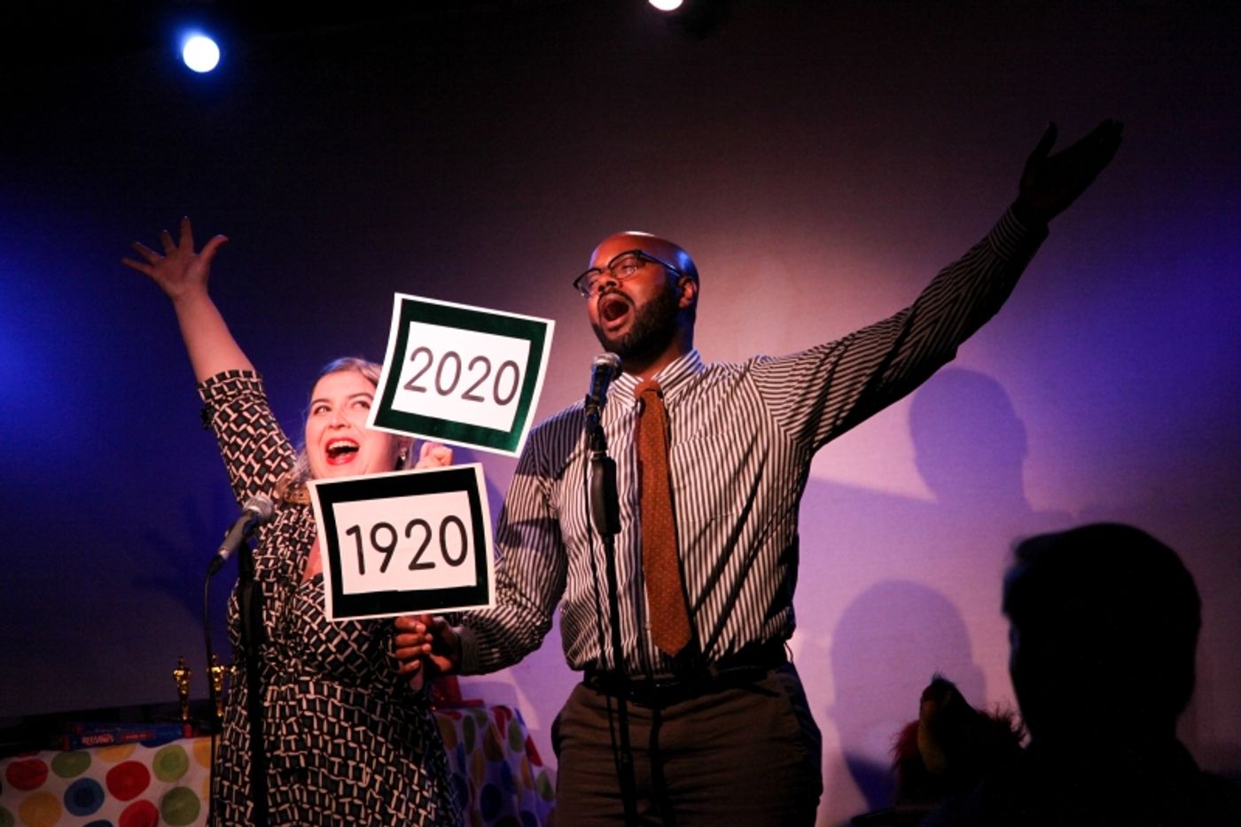 Review: Lena Moy-Borgen and Cheo Bourne's OFFICE PARTY at Don't Tell Mama Is Delicious Delectable Fun Review: Lena Moy-Borgen and Cheo Bourne's OFFICE PARTY at Don't Tell Mama Is Delicious Delectable Fun Image