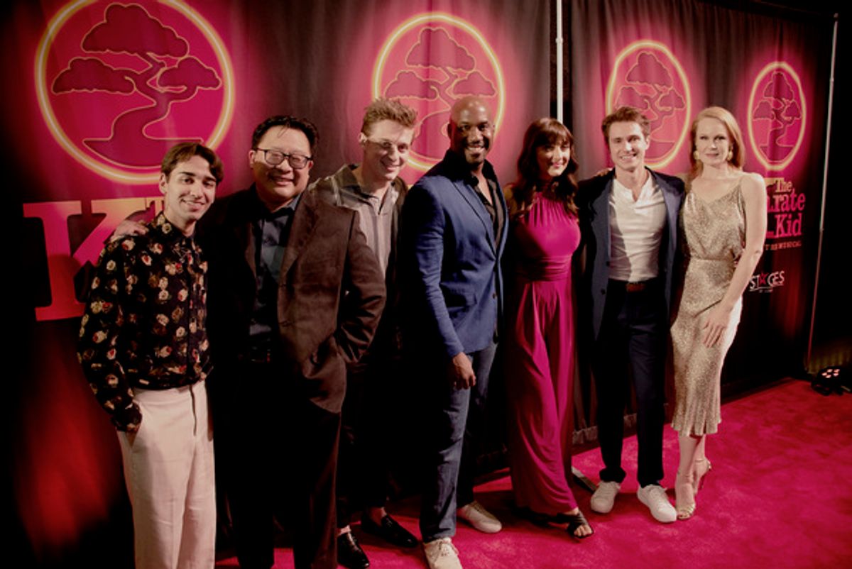 The cast at Photos: Go Inside Opening Night of the Pre-Broadway Run of THE KARATE KID - THE MUSICAL