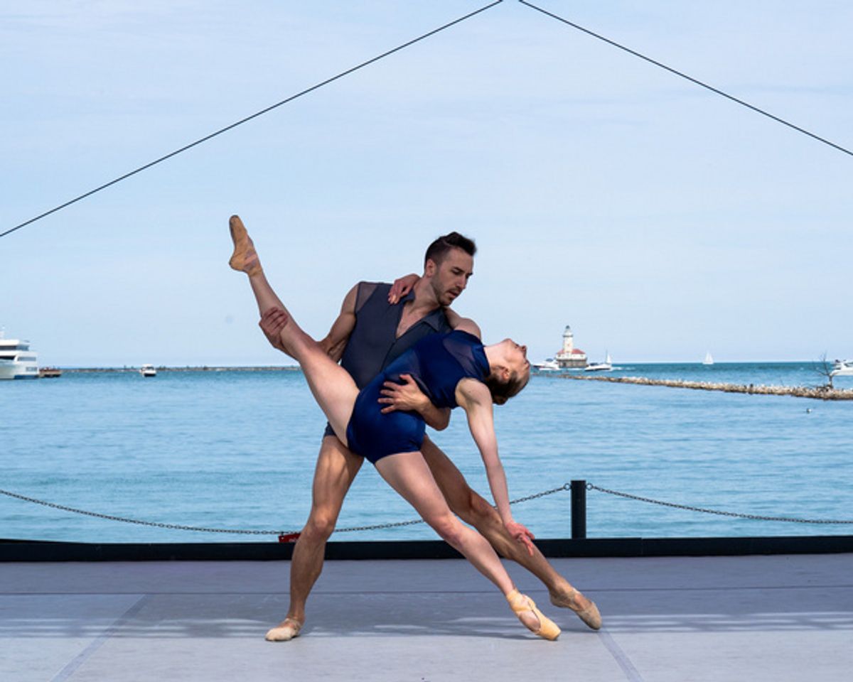 Mickey Erickson and Rachel Schmidt at Photos: SEE CHICAGO DANCE Kicks Off Chicago Dance Month At Navy Pier