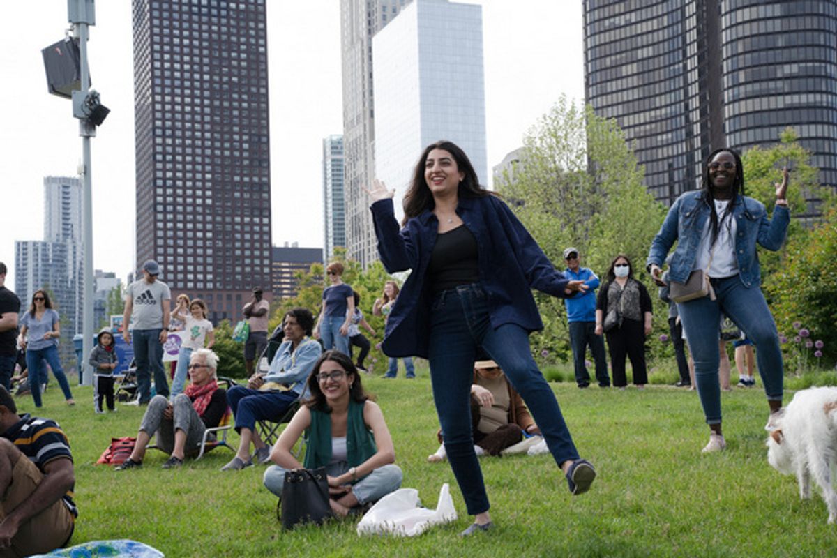 Audiences enjoy the free performances and lessons at the May 28 launch at Photos: SEE CHICAGO DANCE Kicks Off Chicago Dance Month At Navy Pier