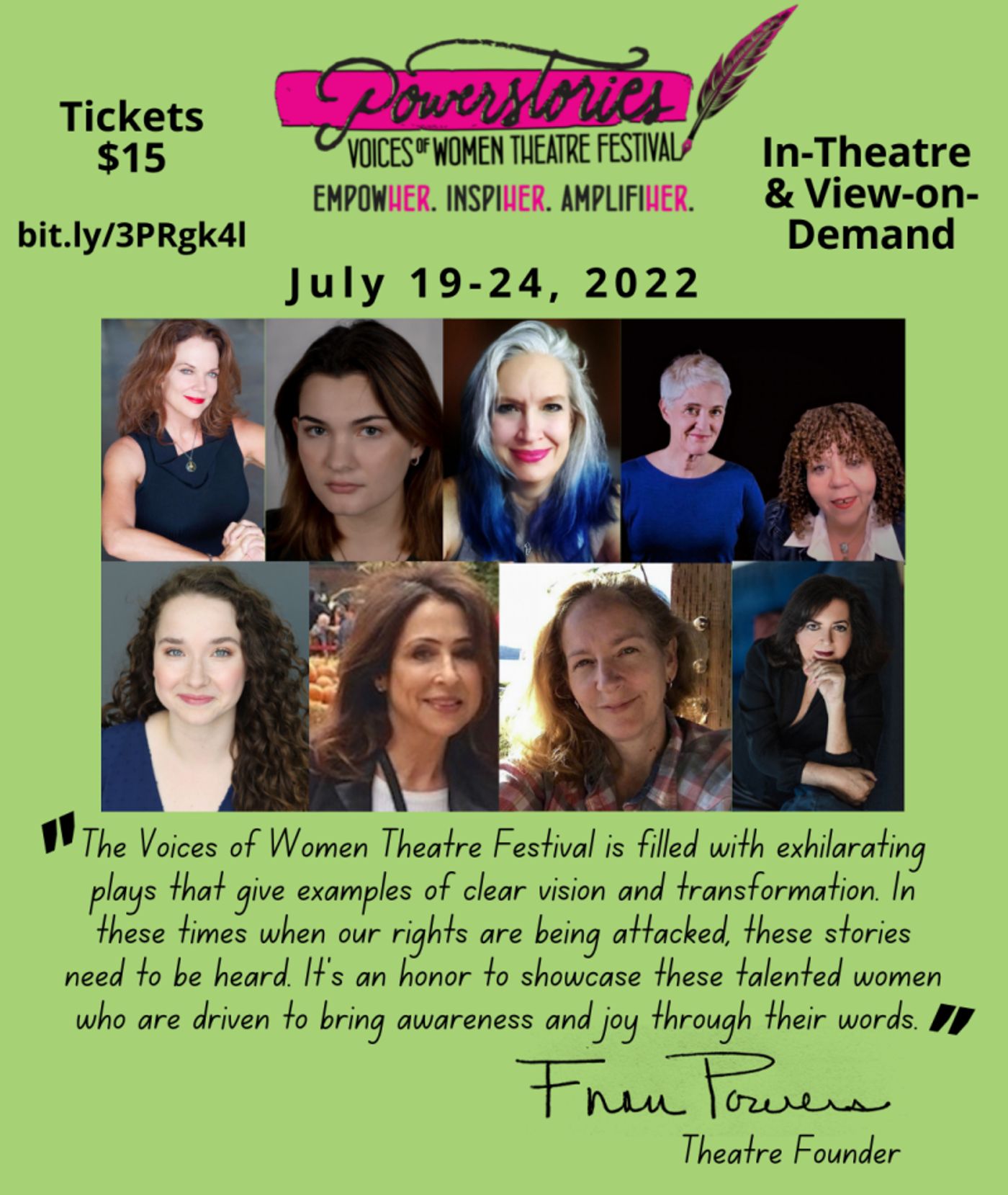 BWW Previews: Women's Creative Voices Are Amplified During VOICES OF WOMEN THEATRE FESTIVAL at Powerstories Theatre BWW Previews: Women's Creative Voices Are Amplified During VOICES OF WOMEN THEATRE FESTIVAL at Powerstories Theatre Image