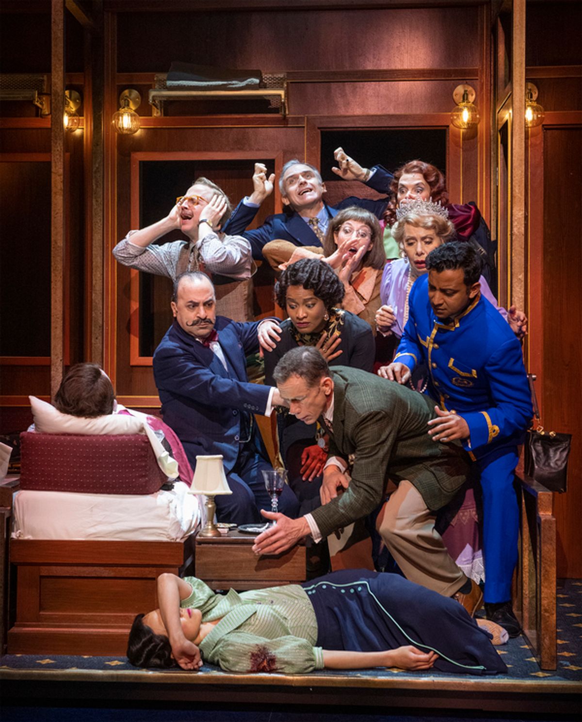 The cast at Photos: First Look at MURDER ON THE ORIENT EXPRESS at Milwaukee Repertory Theater