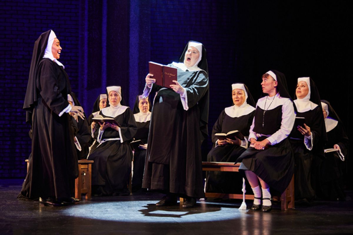 The cast at Photos & Video: First Look at SISTER ACT Starring Nicole Vanessa Ortiz & More at Paper Mill Playhouse