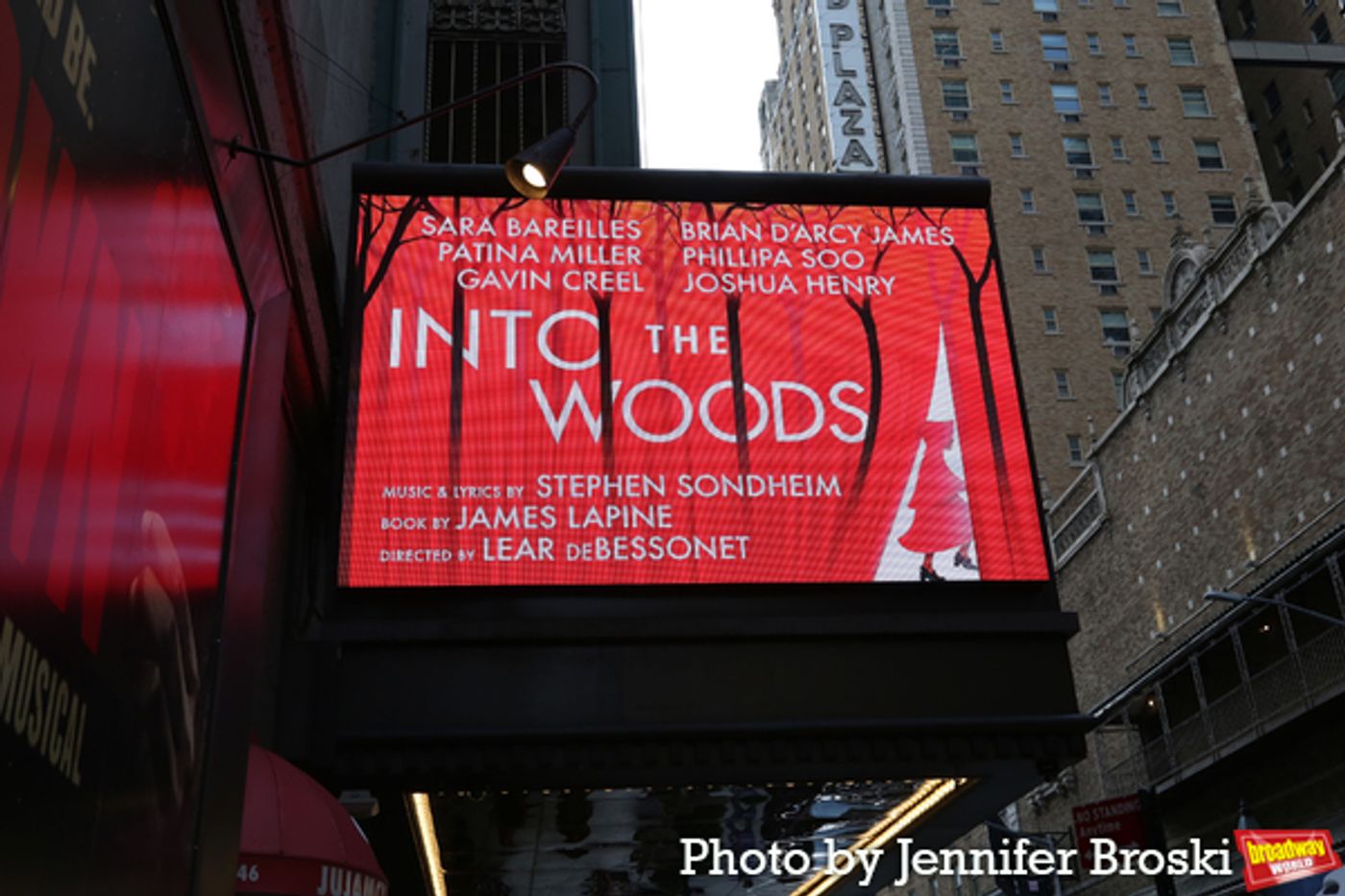 Up on the Marquee: INTO THE WOODS  Image