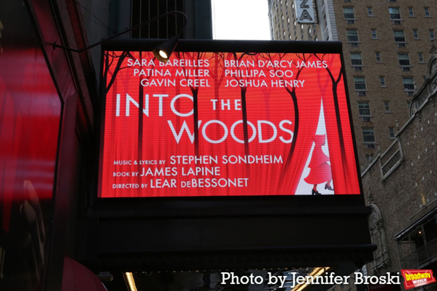Up on the Marquee: INTO THE WOODS  Image
