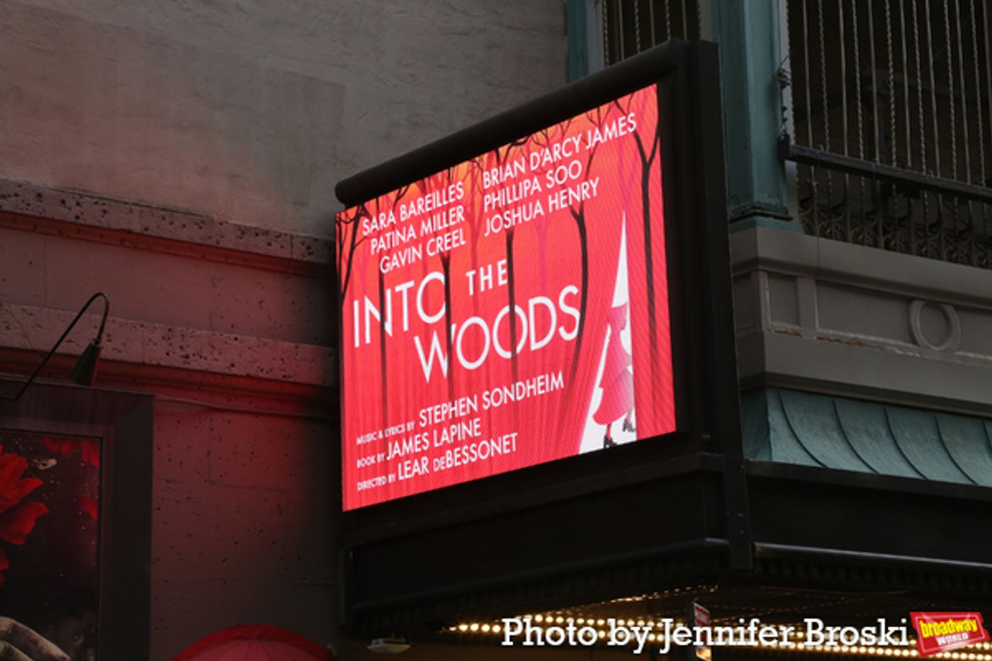 Up on the Marquee: INTO THE WOODS  Image