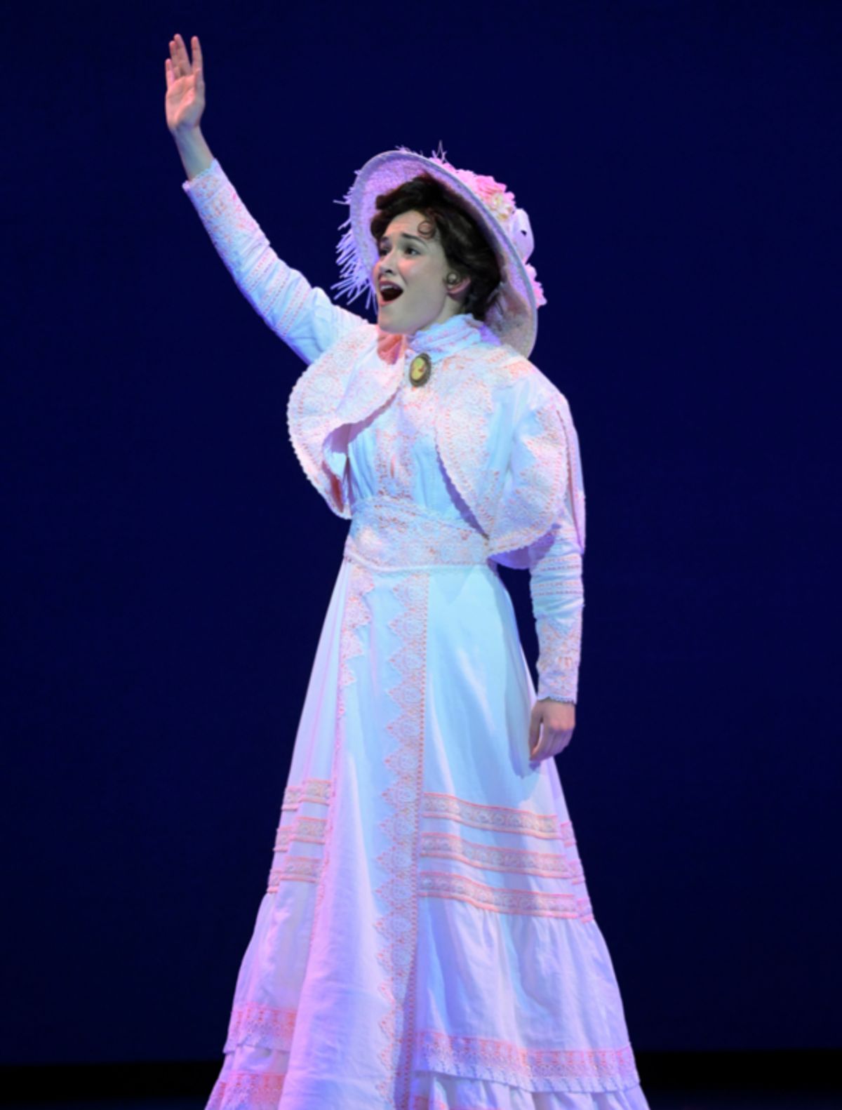 Mother (Christine Dwyer) bids her husband farewell as he departs on an expedition in 'Ragtime,' presented by TheatreWorks Silicon Valley June 2-26 at the Mountain View Center for the Performing Arts.
 at 