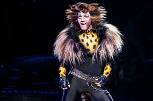 Zach Bravo as Rum Tum Tugger.  Photo