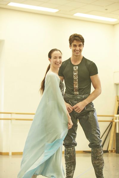 Lauren Cuthbertson and Reece Clarke  Photo