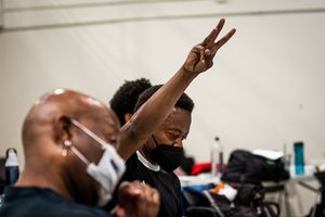 Director Kent Gash and choreographer Byron Easley @ BroadwayWorld Director Kent Gash and choreographer Byron Easley Photo