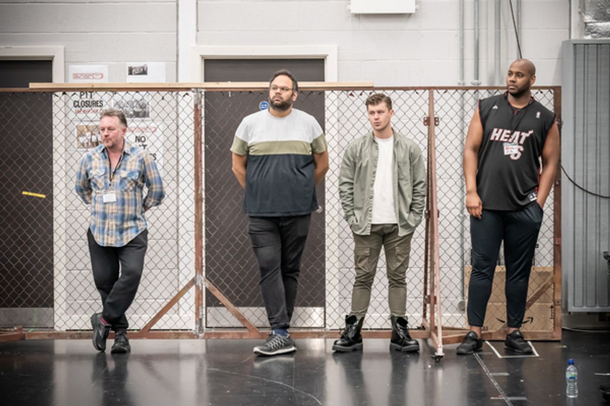 Joe Caffrey, Minal Patel, Luke Baker, Cameron Johnson at 