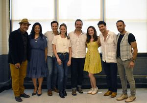 Serafin Falcon, Iliana Guibert, Christian Barillas, Christine Spang, Maria Isabel Bilbao, Anthony Michael Martinez, and Gullermo Ivan. @ BroadwayWorld Serafin Falcon, Iliana Guibert, Christian Barillas, Christine Spang, Maria Isabel Bil Photo
