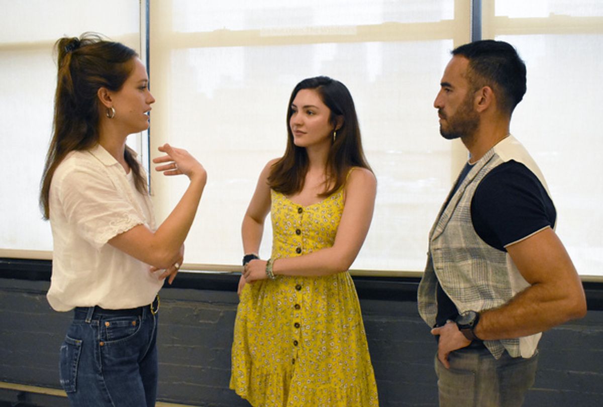Christine Spang, Maria Isabel Bilbao, and Gullermo Ivan. at Photos: Go Inside Rehearsals for ANNA IN THE TROPICS at Bay Street Theater