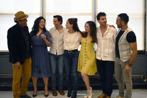 Serafin Falcon, Iliana Guibert, Christian Barillas, Christine Spang, Maria Isabel Bilbao, Anthony Michael Martinez, and Gullermo Ivan. @ BroadwayWorld Serafin Falcon, Iliana Guibert, Christian Barillas, Christine Spang, Maria Isabel Bil Photo