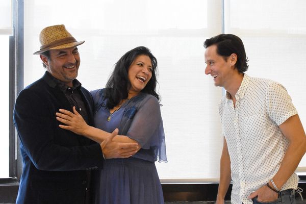 Serafin Falcon, Iliana Guibert, and Christian Barillas. Photo