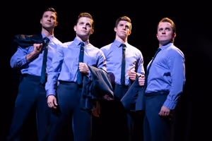 MICHAEL MILTON, JON HACKER, ERIC CHAMBLISS AND COREY GREENAN | PHOTO: JOAN MARCUS @ BroadwayWorld MICHAEL MILTON, JON HACKER, ERIC CHAMBLISS AND COREY GREENAN | PHOTO: JOAN MARCUS Photo