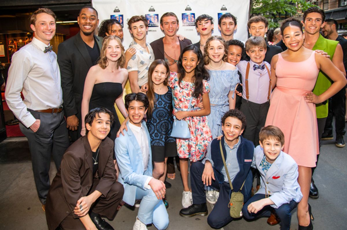Ensemble cast from “The Music Man”
