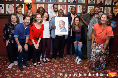 Michael R. Jackson with cast and creative team members of A STRANGE LOOP Photo