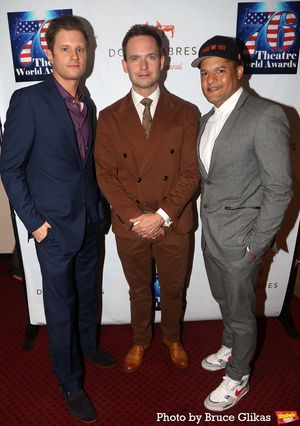 Michael Oberholtzer, Patrick J. Adams and Brandon J. Dirden Photo