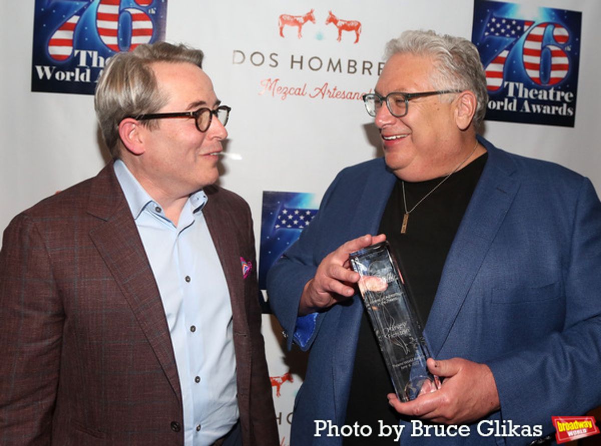 Matthew Broderick and Harvey Fierstein  at 