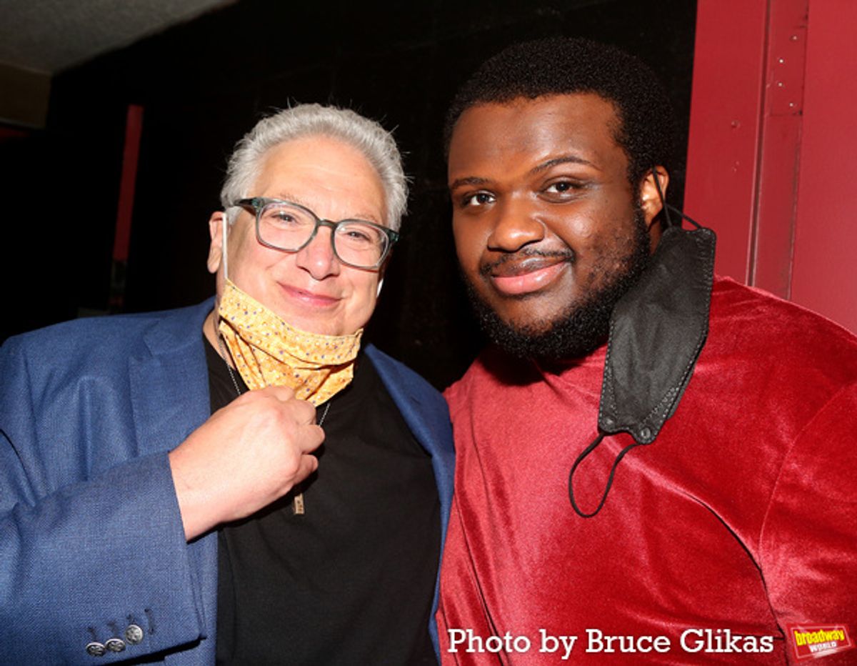 Harvey Fierstein and Jaquel Spivey at 