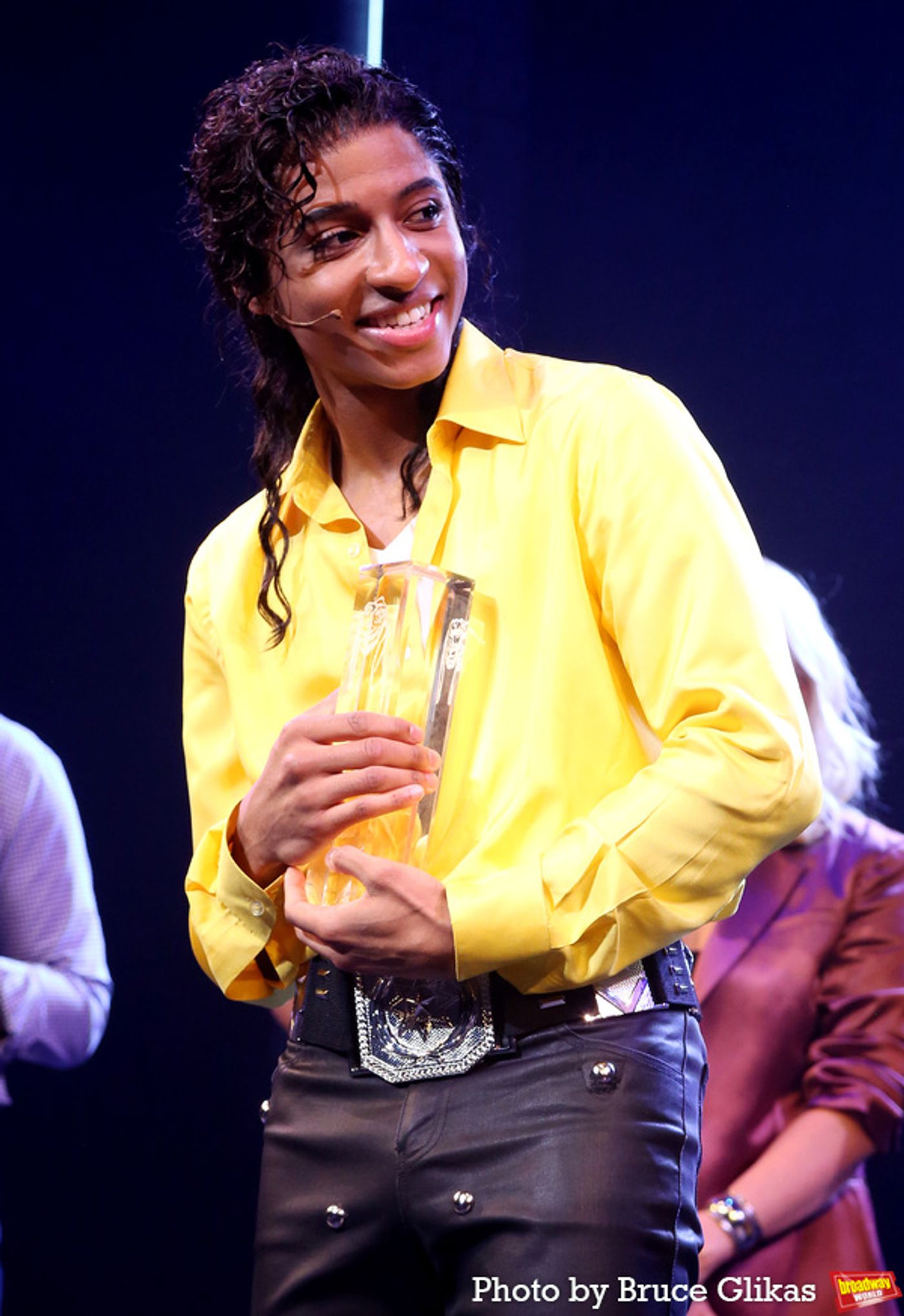 Photos: Joel Grey Presents Myles Frost His Theatre World Award Onstage at MJ THE MUSICAL  Image