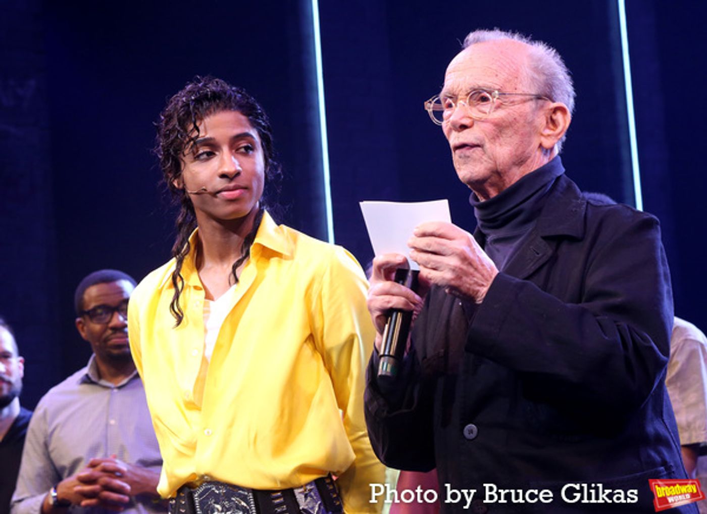 Photos: Joel Grey Presents Myles Frost His Theatre World Award Onstage at MJ THE MUSICAL  Image